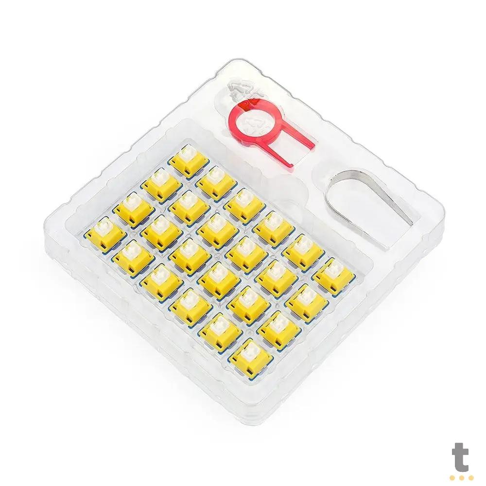 Kit Com 24 Switches Para Teclado Mecanico Redragon Bullet B - A113B Truedata