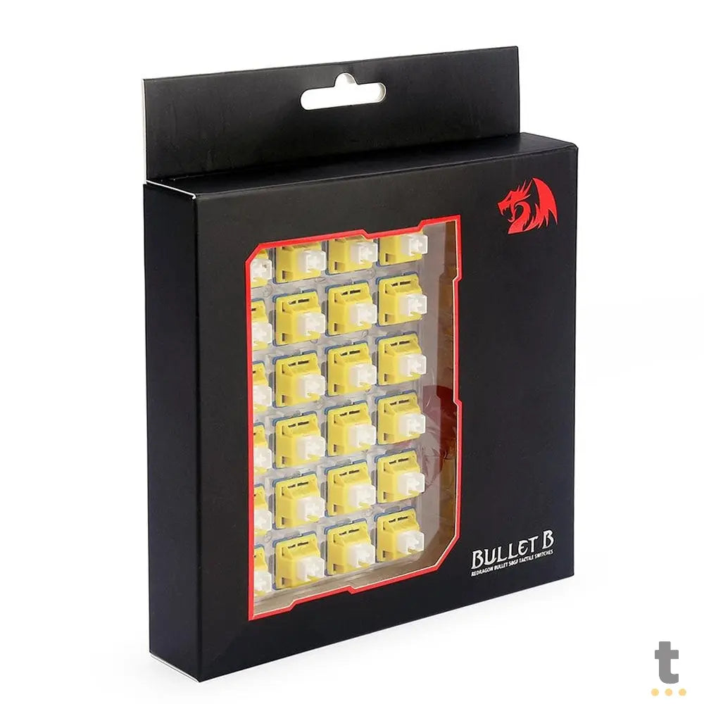 Kit Com 24 Switches Para Teclado Mecanico Redragon Bullet B - A113B Truedata