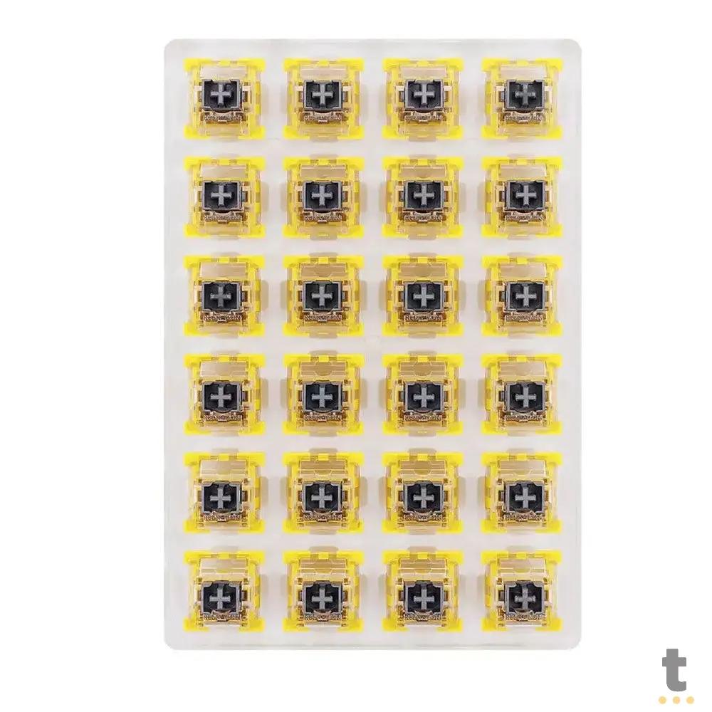 Kit Com 24 Switches Para Teclado Mecanico Redragon Linear Bullet S - A113S Truedata