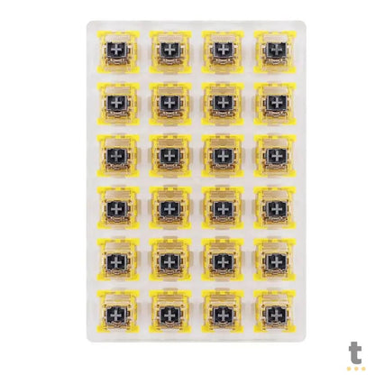 Kit Com 24 Switches Para Teclado Mecanico Redragon Linear Bullet S - A113S Truedata