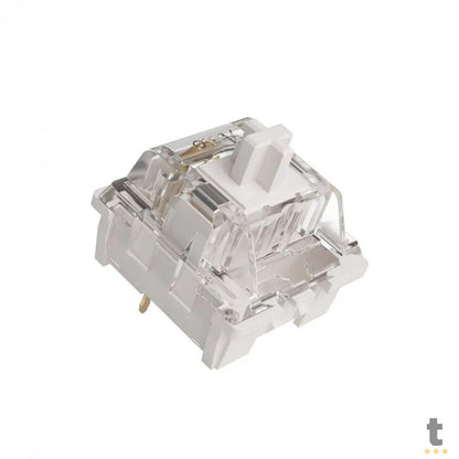 Kit Com 45 Switches Para Teclado Mecanico Akko Linear Vintage White Truedata
