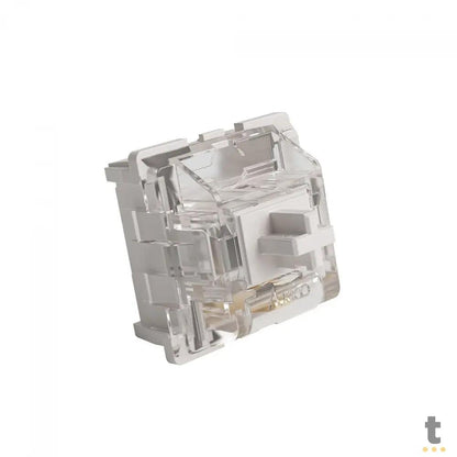 Kit Com 45 Switches Para Teclado Mecanico Akko Linear Vintage White Truedata