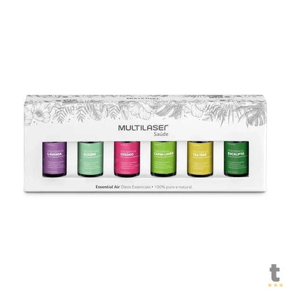 Kit Com 6 Óleos Essenciais 10ml Cada Multi P/ Aromatizador - HC165 Truedata
