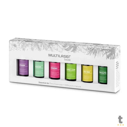 Kit Com 6 Óleos Essenciais 10ml Cada Multi P/ Aromatizador - HC165 Truedata