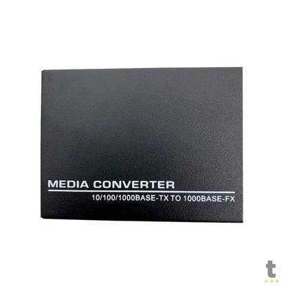 Kit Conversor de Midia Óptico (Par) Monomodo Gigabit 35SM 20KM 1F SC Flexmedia - MCFO/ETHFG35S20 Truedata
