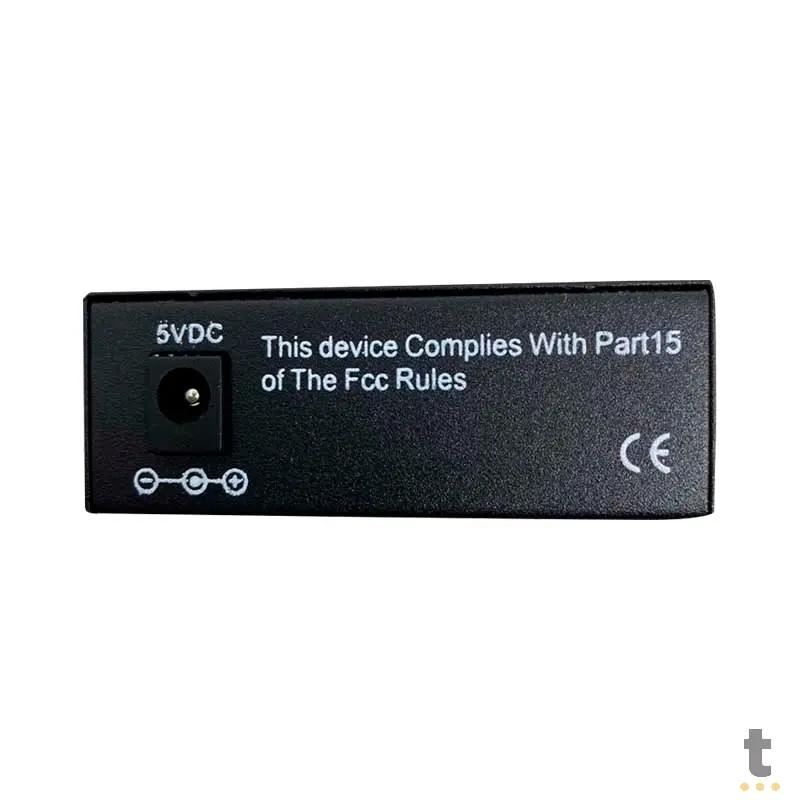 Kit Conversor de Midia Óptico (Par) Monomodo Gigabit 35SM 20KM 1F SC Flexmedia - MCFO/ETHFG35S20 Truedata