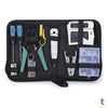 Kit De Ferramentas RJ11 RJ45 C/ Alicate Crimpagem, Decapador, Alicate Punch Down, Localizador, Chaves de Fenda e Acessór Truedata