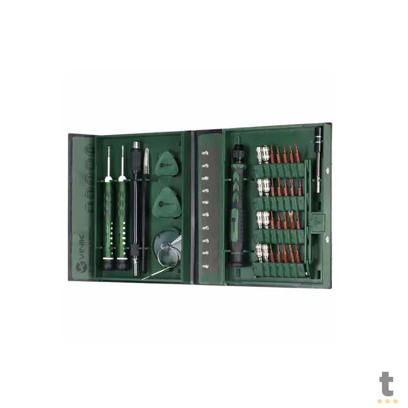 Kit De Ferramentas de Precisão Profissional 38 Peças - KS-8038-S2 Truedata