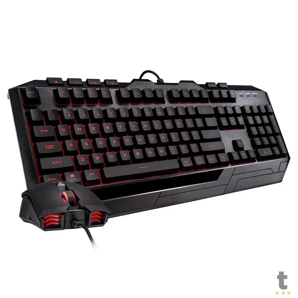 Kit Gamer Cooler Master Teclado E Mouse RGB Com Fio Devastator - SGB-3001-KKMF1-BR Truedata