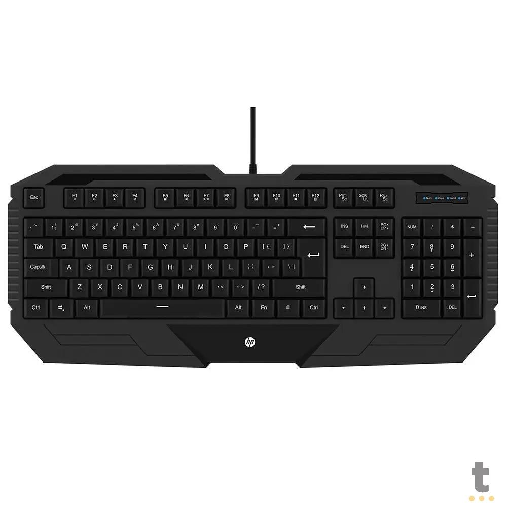 Kit Gamer Hp Teclado + Mouse 1200Dpi Preto - Gk1000 Truedata