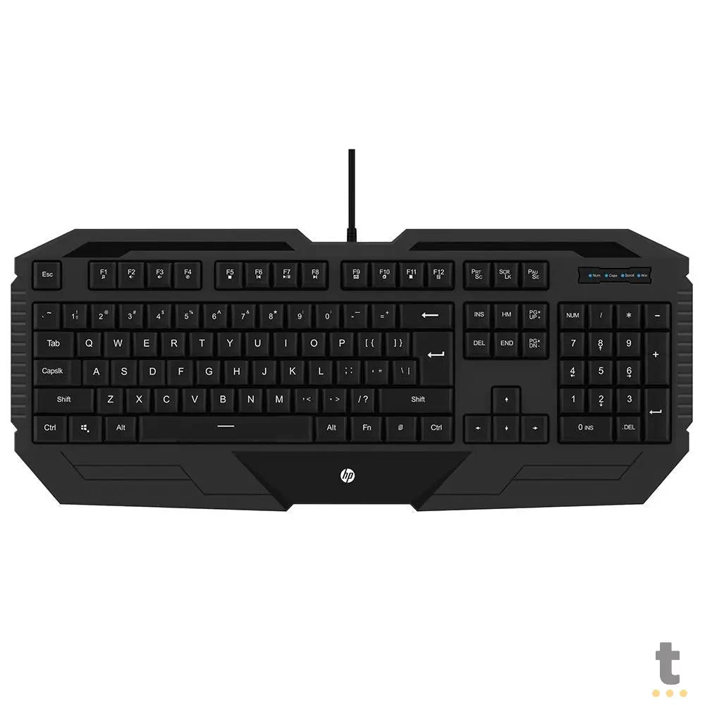 Kit Gamer Hp Teclado + Mouse 1200Dpi Preto - Gk1000 Truedata