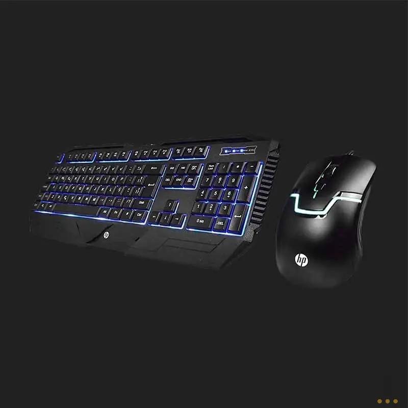 Kit Gamer Hp Teclado  + Mouse 1600Dpi Preto - Gk1100 Truedata