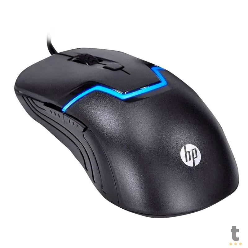 Kit Gamer Hp Teclado  + Mouse 1600Dpi Preto - Gk1100 Truedata