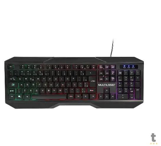 Kit Gamer Multilaser Teclado Led Abnt + Mouse Led 2400Dpi - TC239 Truedata