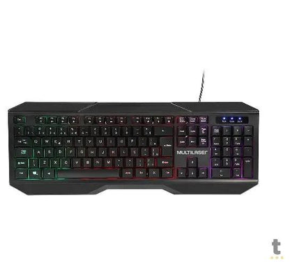 Kit Gamer Multilaser Teclado Led Abnt + Mouse Led 2400Dpi - TC239 Truedata