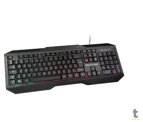 Kit Gamer Multilaser Teclado Led Abnt + Mouse Led 2400Dpi - TC239 Truedata