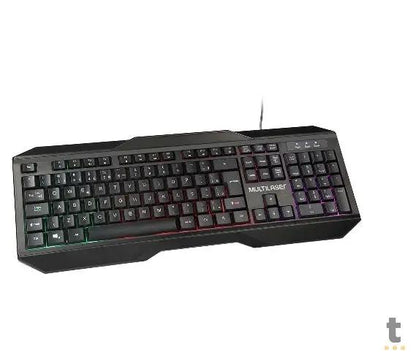 Kit Gamer Multilaser Teclado Led Abnt + Mouse Led 2400Dpi - TC239 Truedata