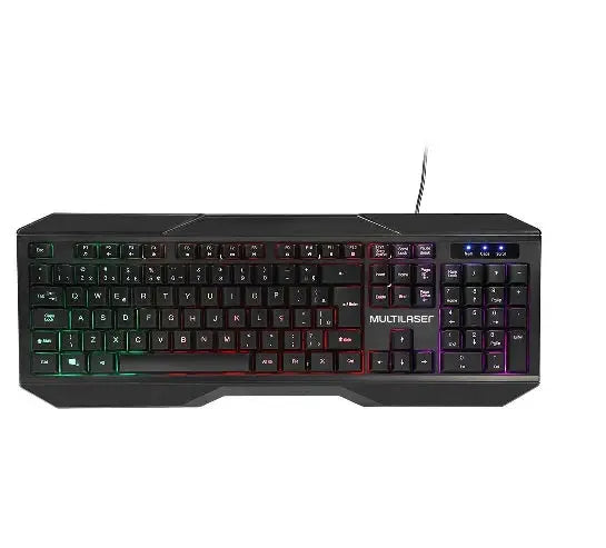Kit Gamer Multilaser Teclado Led Abnt + Mouse Led 2400Dpi - TC239 Truedata