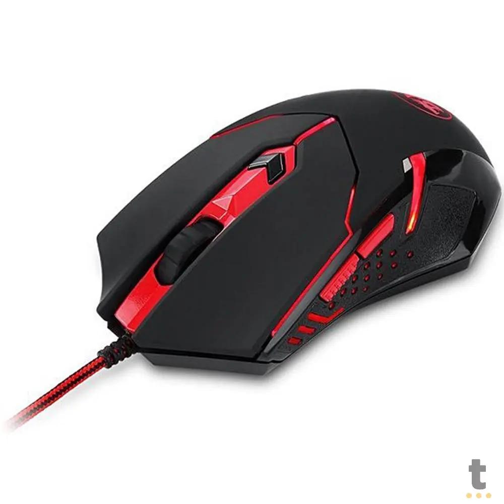 Kit Gamer Redragon S112 - Teclado Harpe RGB + Mouse Centrophorus + Headset Scylla + Mousepad Gamer Truedata