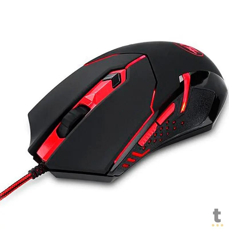 Kit Gamer Redragon S112 - Teclado Harpe RGB + Mouse Centrophorus + Headset Scylla + Mousepad Gamer Truedata