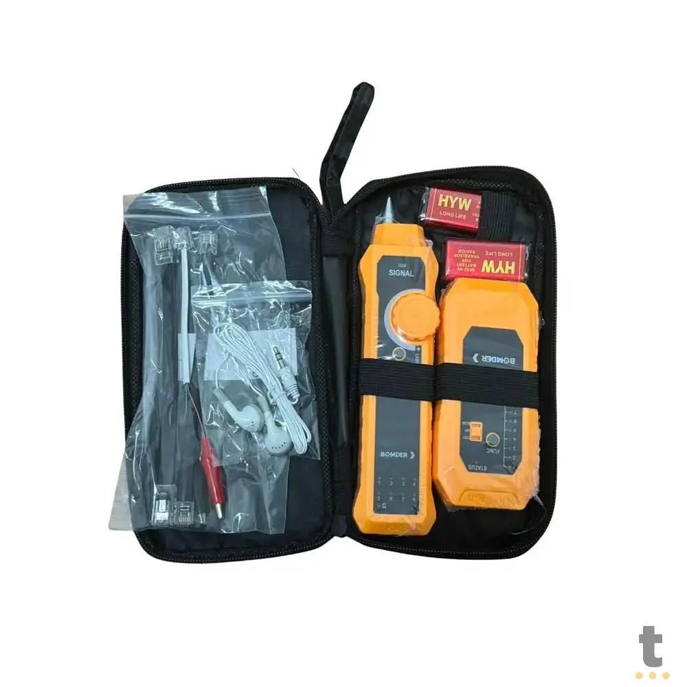 Kit Localizador E Testador De Cabos De Rede e Telefonia Bomder - BOM-6404 Truedata