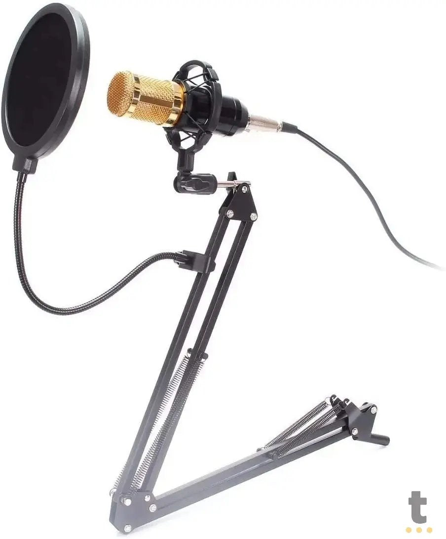 Kit Microfone Condensador Knup Kp-M0010 Truedata