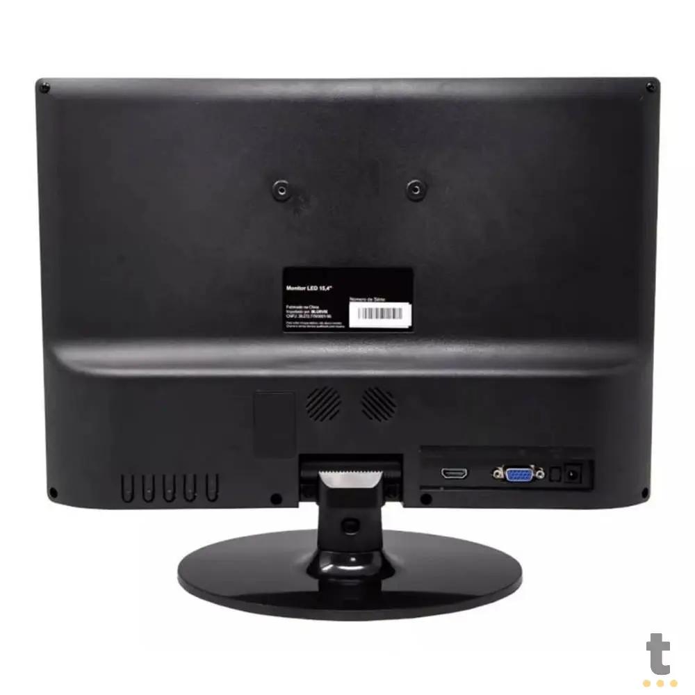 Kit Monitor 15 Pols Teclado Mouse e Cabo Hdmi 3mts Truedata