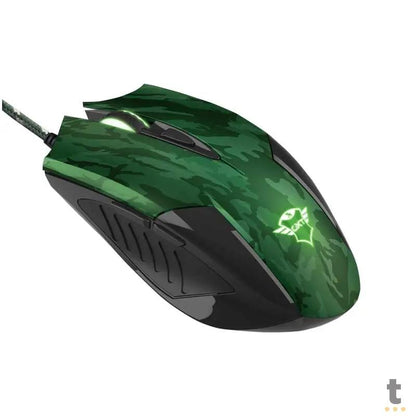 Kit Mouse LED 3200Dpi + Mousepad Gamer Trust GXT 781 Rixa Camo Gaming - 23611 Truedata