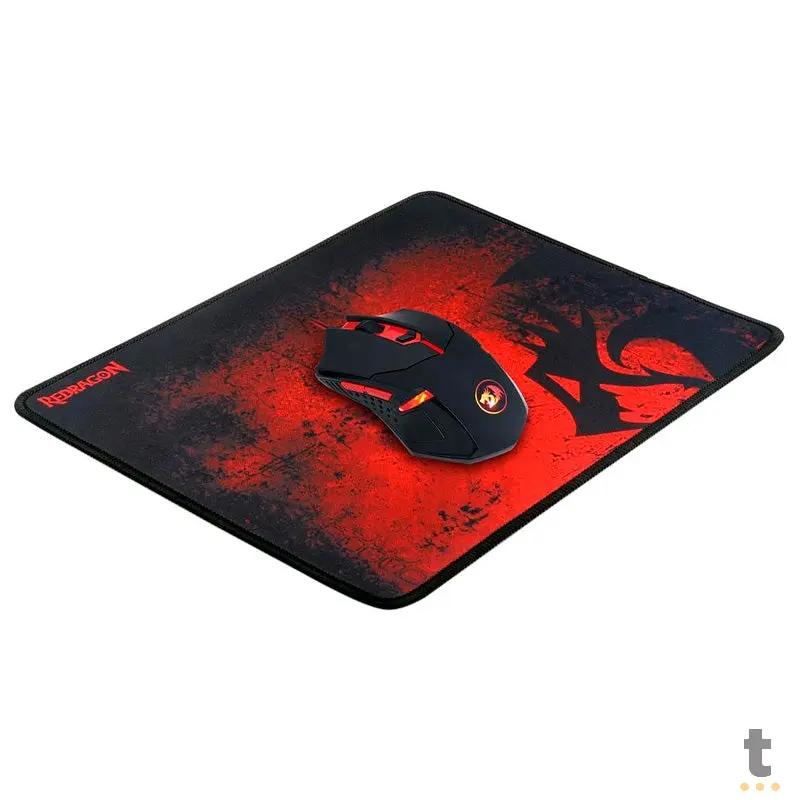 Kit Mouse + Mousepad Gamer Redragon Centrophorus M601-BA Truedata