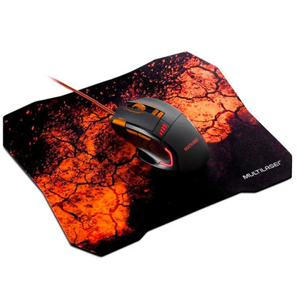 Kit Mouse + Mousepad Gamer Usb Multilaser Quickfire - MO256 Truedata