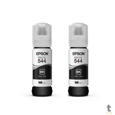 Kit Refil De Tinta C/ 2 Garrafas Epson T544120-2P 2x65ml - Preto - P/ L3150 L3110 L5190