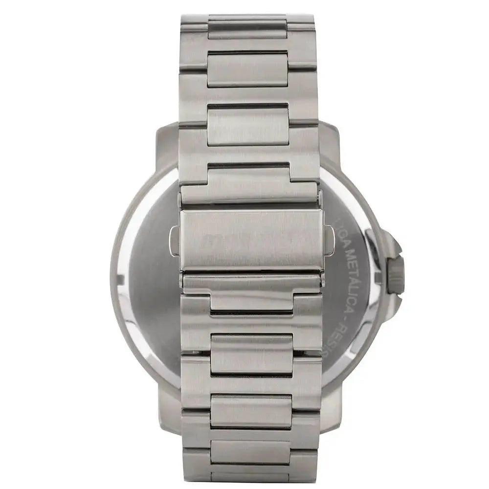 Kit Relógio de Pulso Analogico Mormaii em Aço C/ Canivete - MO2115BK/K4P Truedata