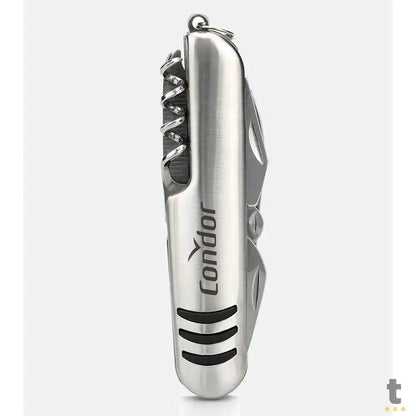 Kit Relógio de Pulso Condor Dourado / Preto C/ Canivete - CO2115MWP/K5P Truedata