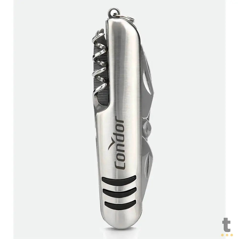 Kit Relógio de Pulso Condor Dourado / Preto C/ Canivete - CO2115MWP/K5P Truedata