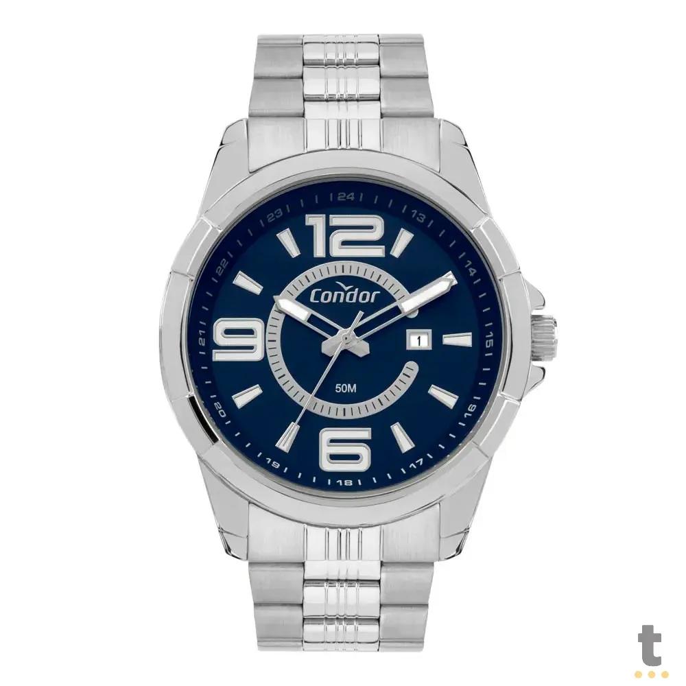 Kit Relógio de Pulso Condor Speed em Aço C/ Carteira - CO2115MWA/K4A Truedata