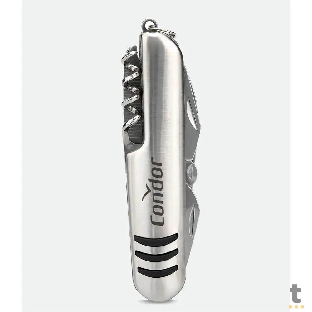 Kit Relógio de Pulso Condor em Aço C/ Canivete - CO2115MWV/K4P Truedata