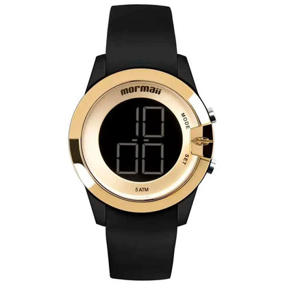 Kit Relógio de Pulso Mormaii em Silicone Preto + 2 Pulseiras - MO13001E/K8P Truedata