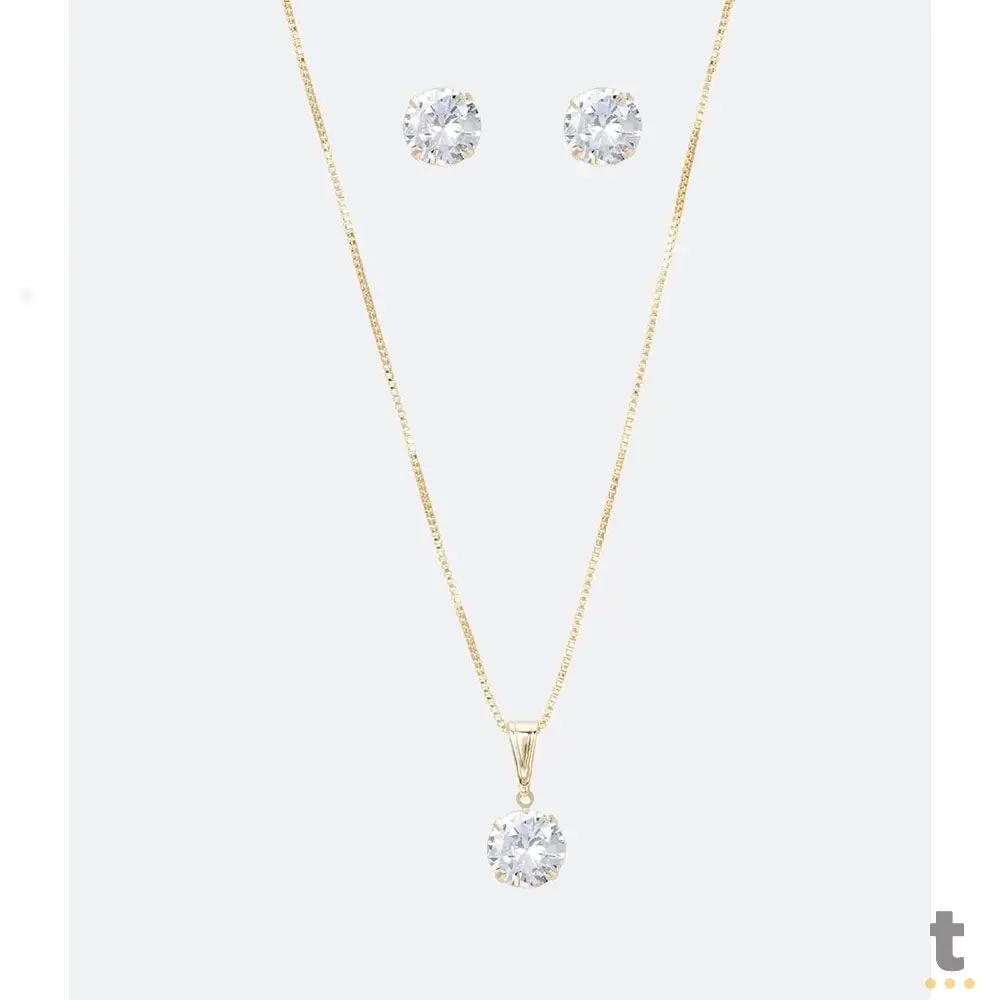 Kit Relógio de Pulso Technos em Aço Dourado C/ Colar e Pulseira - 2035MTP/K1P Truedata