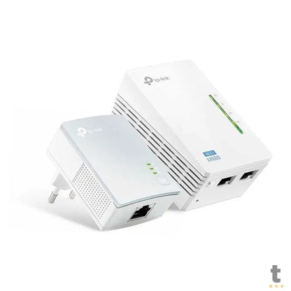Kit Repetidor Extensor Wireless Tp-Link AV600 Powerline 300Mbps - TL-WPA4220KIT Truedata