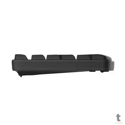 Kit  Teclado Abnt + Mouse Sem Fio 2.4 GHZ Preto Rapoo- RA001 Truedata