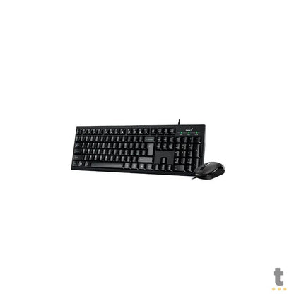 Kit Teclado E Mouse Com Fio Genius Km-100SE - 31330009404 Truedata