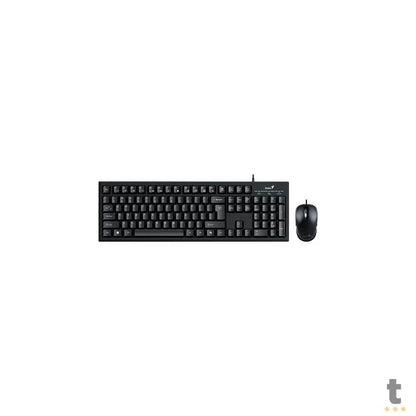 Kit Teclado E Mouse Com Fio Genius Km-100SE - 31330009404 Truedata