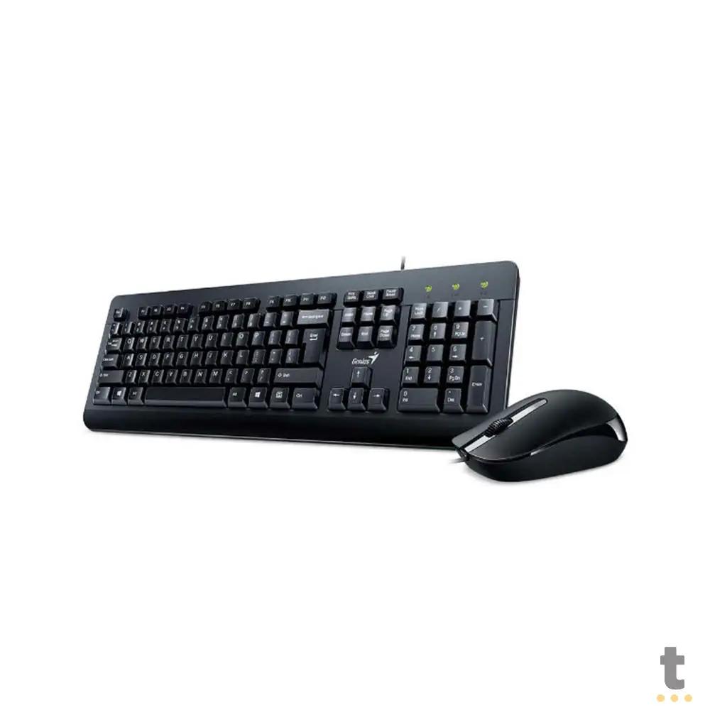 Kit Teclado E Mouse Com Fio Genius Km-160 - 31330001427 Truedata