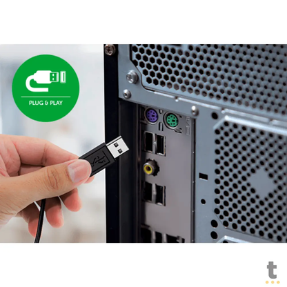 Kit Teclado E Mouse Com Fio Intelbras CCI20 - 4294100 Truedata