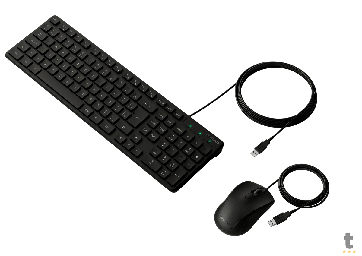 Kit Teclado E Mouse Com Fio Intelbras CCI20 - 4294100 Truedata