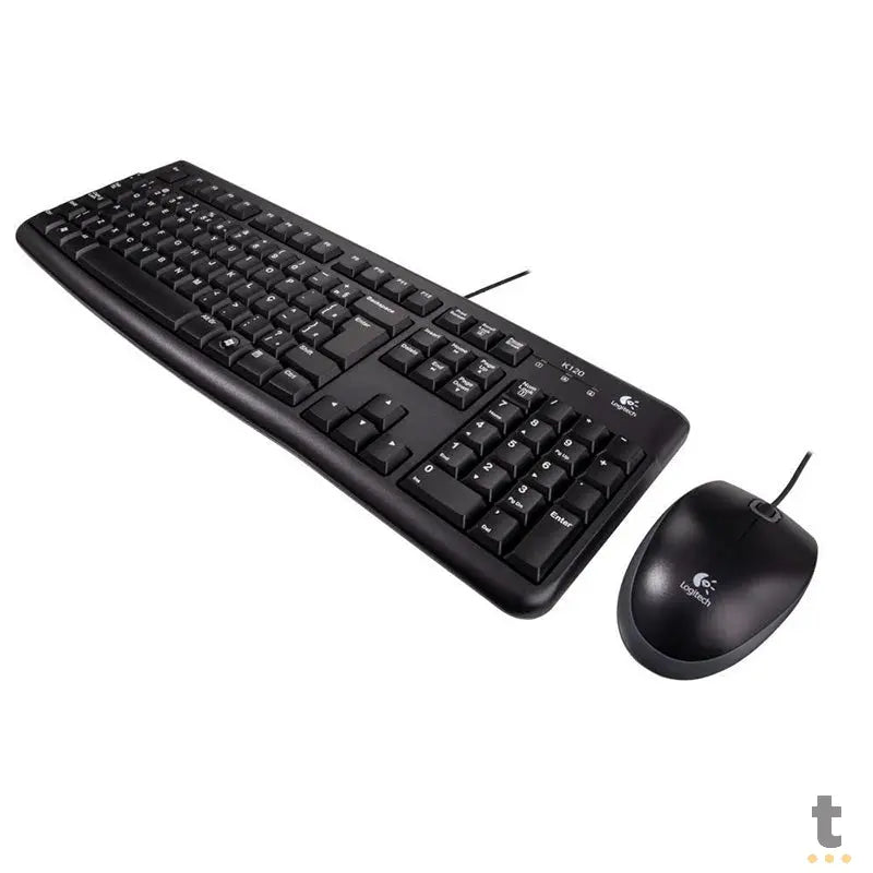 Kit Teclado E Mouse Com Fio Logitech Mk120 - 920-004429 Truedata