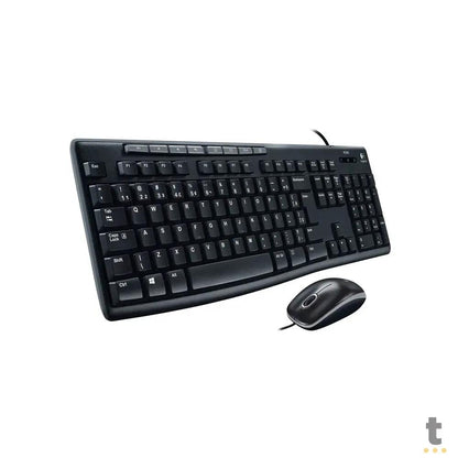 Kit Teclado E Mouse Com Fio Logitech Mk200 - 920-002718 Truedata