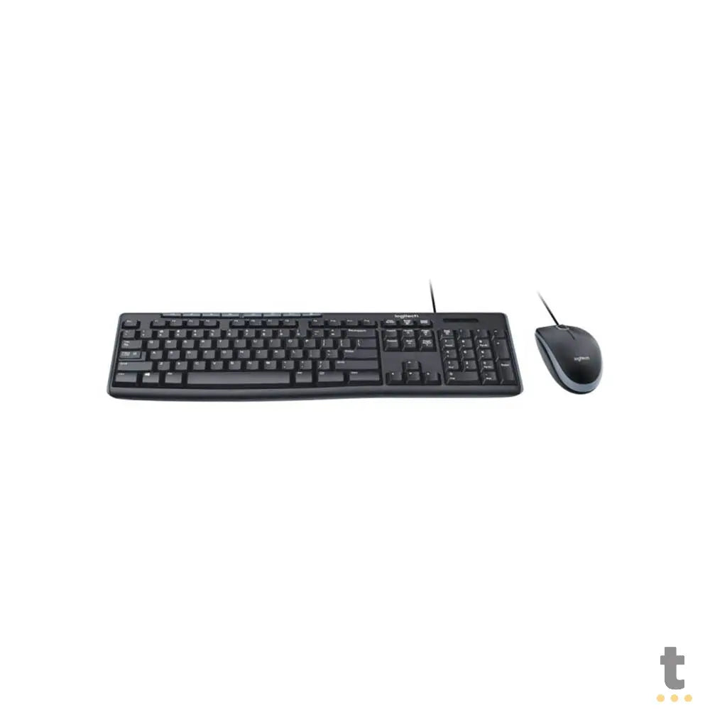 Kit Teclado E Mouse Com Fio Logitech Mk200 - 920-002718 Truedata