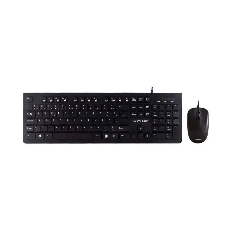 Kit Teclado E Mouse Com Fio Multilaser USB - TC240 Truedata