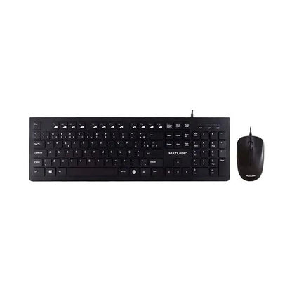 Kit Teclado E Mouse Com Fio Multilaser USB - TC240 Truedata